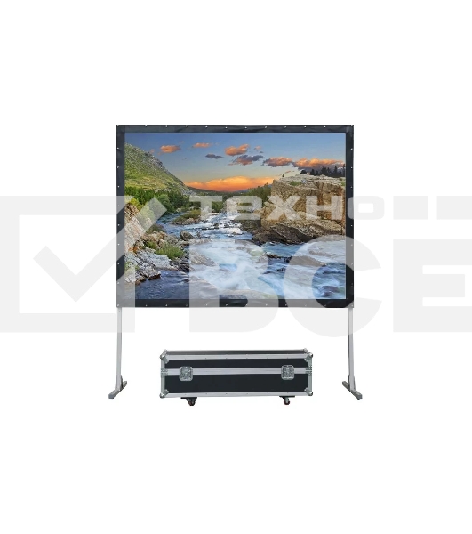 Экран Lumien Master Fold 240x415 см (180'), (раб. область 224x399 см) Matte White черная кайма по периметру 16:9