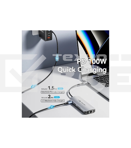Мультифункциональный хаб Vention USB Type C 8 в 1