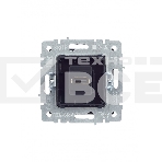 Розетка HDMI IEK BRITE РHDMI-0-БрМ маренго, фото2