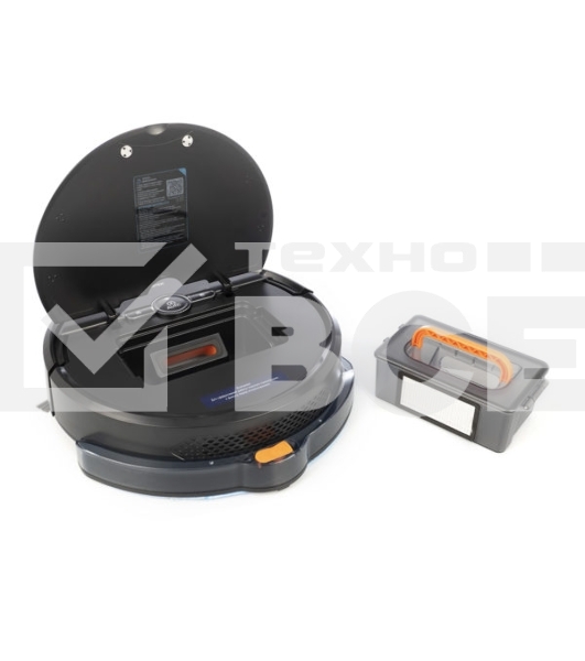 Робот-пылесос Centek CT-2702 черный, 4400 мAч Li-ion, уборка сухая/влажная, пылесборник контейнер 0,6 л