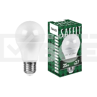 Лампа светодиодная SAFFIT SBA6525 (55087) 25 вт Е27 теплый