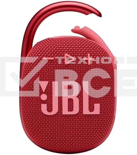 Портативная акустика JBL CLIP 4, красный
