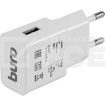 Сетевое зарядное устройство Buro TJ-159w 2.1A универсальное белый, фото 1