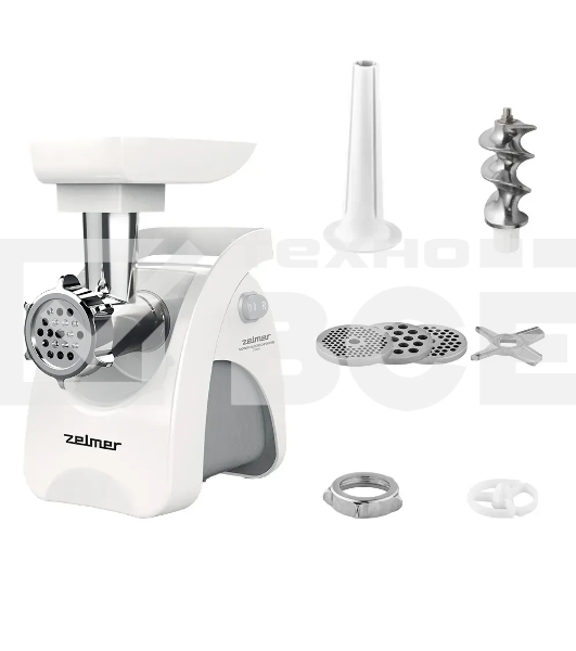 Мясорубка электрическая ZELMER ZMM9801B белый