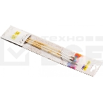 Набор кистей Silwerhof Color (набор 3шт) пони круглая №2,4,6, деревянная ручка, фото2