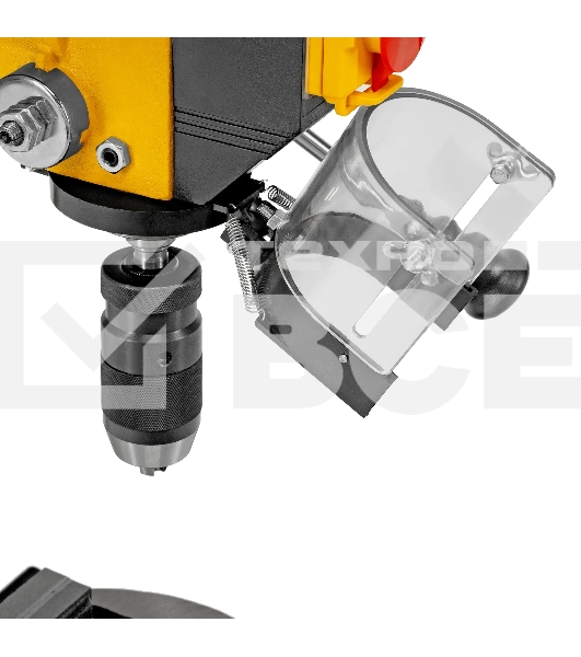 Станок сверлильный радиальный Denzel DDM-550R, 550 Вт, 16 мм, 12 ск., настольный