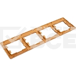 Рамка 4-м Glossa горизонт. дер. дуб SchE GSL000504, фото2