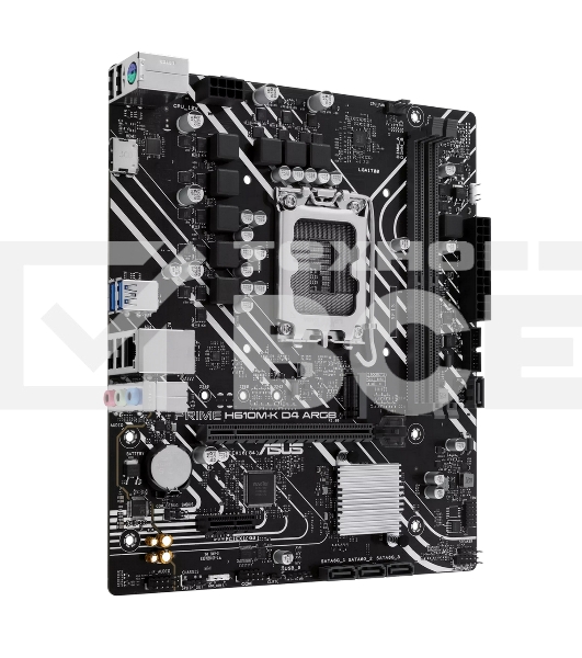 Материнская плата ASUS PRIME H610M-K D4 ARGb, LGA 1700, Intel H610, 2xDDR4, 4xSATA, 1xM.2, 1xPCIe 4.0 x16, 1xHDMI, 1x1Gb LAN, 2xUSB 5Gbps, 4xUSB 2.0, 7.1, mATX