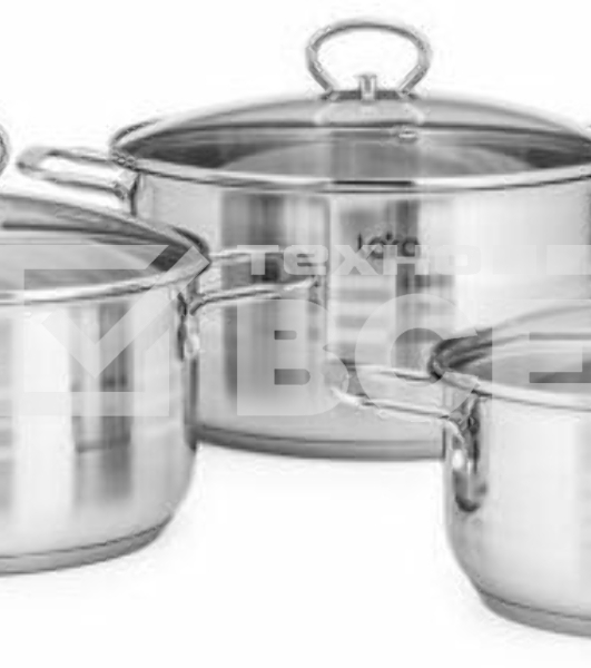 Набор посуды LARA LR02-81 Standart 6пр. LR02-81 Набор посуды LARA Standart (2.3 л + 4.5 л + 5.7 л) капсулированное индукционное дно, крышки