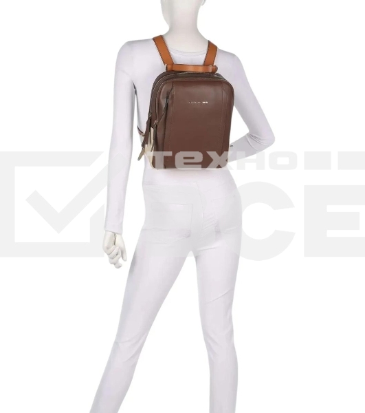 Рюкзак женский Piquadro Circle CA5566W92/MBE коричневый/бежевый кожа