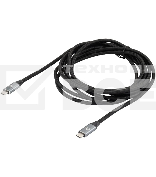 Кабель Digma D-Type-C-USB3.2-3m D-TYPE-C-USB3.2-100W-4K-3M 3м черный