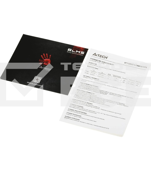 Клавиатура A4Tech Bloody S510R механическая черный USB for gamer LED