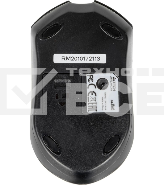 Комплект клавиатура+мышь A4Tech 4200N беспроводной, USB, 1000 DPI, чёрный