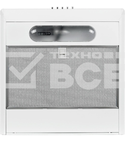 Вытяжка каминная Maunfeld Aire 50 белая, 50 см, 500 куб. м/ч, 48 дБ