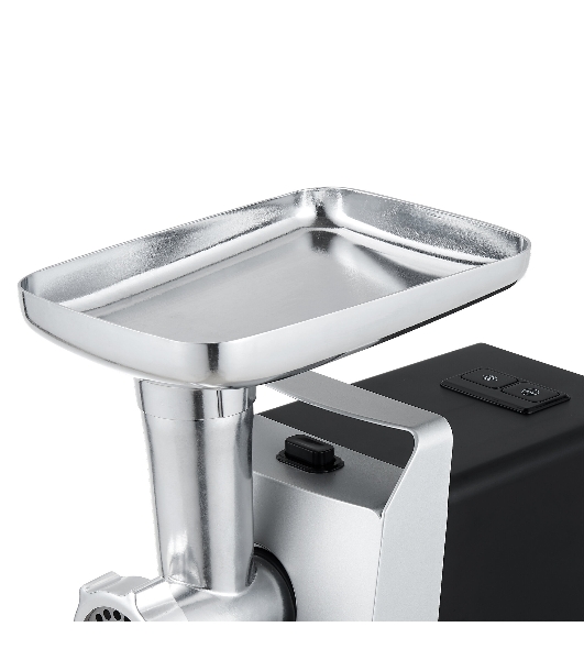 Мясорубка электрическая Zigmund & Shtain ZMG-054 серебристый, 2300 Вт, 2.5 кг/мин, реверс, защита от перегрузки, металлический лоток, насадки - 5