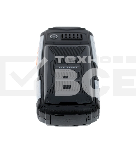 Мобильный телефон BQ 2430 Tank Power черный/серебристый