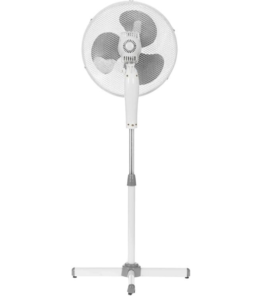 Вентилятор SCARLETT SC-SF111B01 белый/серый, напольный, 45 Вт, 3 скорости, 40 см