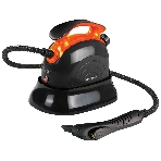 Пароочиститель Endever Odyssey Q-804 чёрный/оранжевый, ручной/напольный, 1800 Вт, 50 г/мин, 1200 мл, фото 1