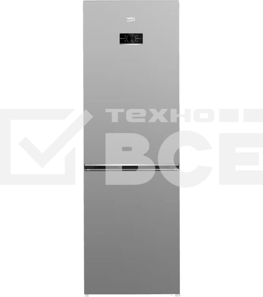 Холодильник Beko B3RCNK362HS серебристый двухкамерный 220/100л морозилка снизу, Total No Frost
