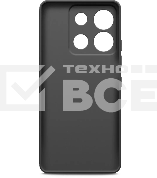 Чехол (клип-кейс) BoraSCO для Infinix Smart 7 Plus черный