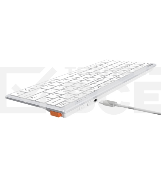 Клавиатура A4Tech Fstyler FBX51C беспроводная, USB, Bluetooth/Радиоканал, белый