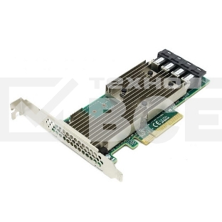 HBA-адаптер Broadcom 9305-16i SGL (05-25703-00 / 03-25703-02004)  PCIe 3.0 x8 LP, SAS/SATA 12G HBA, 16port(4*int SFF8643), 3224 IOC, (007226)