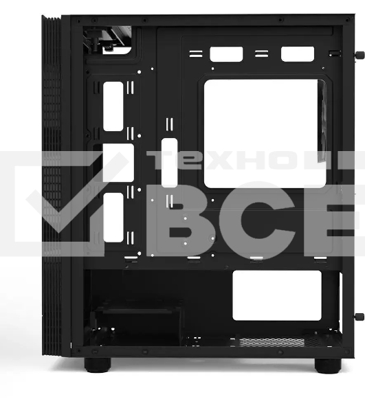 Компьютерный корпус Zalman ZM-T4 plus черный без БП mATX 1x80mm 3x120mm 1xUSB2.0 1xUSB3.0 audio bott PSU