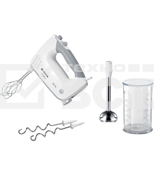 Миксер ручной Bosch MFQ36470 450 Вт, белый