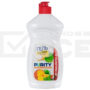 Гель для мытья посуды Maunfeld Purity Ананас и базилик 450 г MDL450PF
