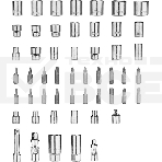 Набор инструментов DEKO DKMT187-1 (187 предметов) 083-2008, фото2