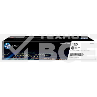 Картридж лазерный Colouring CG-W2070A (№117A) черный (1000 копий) для принтеров HP Color Laser 150nw/150a/178nw/179fnw