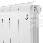 Радиатор биметаллический Royal Thermo Infinity 300 Bianco Traffico VR80 - 6 секц., фото4