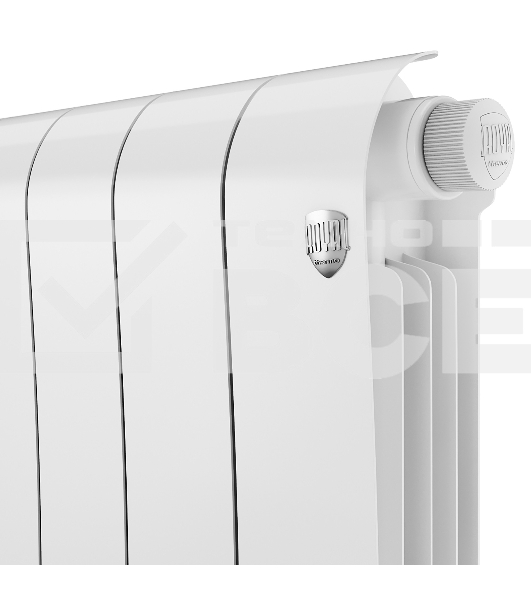 Радиатор биметаллический Royal Thermo Infinity 300 Bianco Traffico VR80 - 6 секц.
