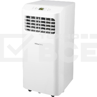 Кондиционер мобильный Hisense AP-09CR4GKVS00 9000 BTU, 17 м², 52 дБ, охлаждение, осушение, белый