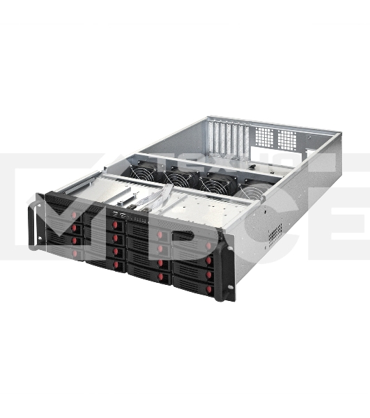 Серверная платформа ExeGate EX292422RUS Pro 3U660-HS16 (RM 19', высота 3U, глубина 660, Redundant БП 2x1200W, 16xHotSwap, USB)