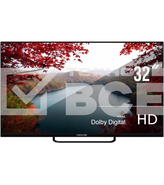 Телевизор NOVIS 32' NTV-H3201T черный HD DLED 60Hz