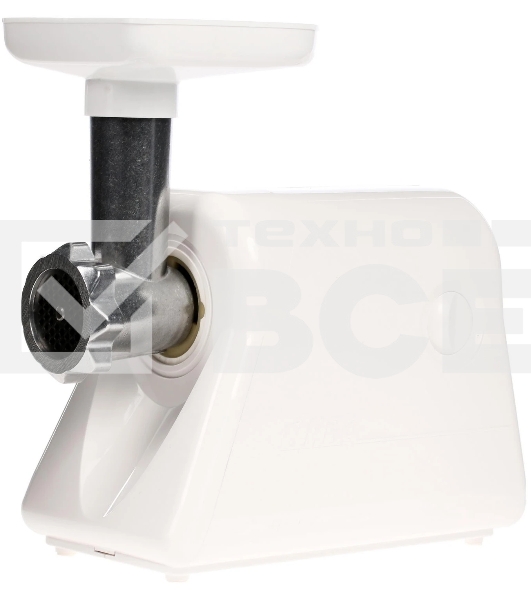 Мясорубка электрическая Ротор Люкс ЭМШ 35/300-2 белый, 1500 Вт, 0.6 кг/мин, реверс, насадки - 2