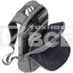 Рюкзак для ноутбука 15.6' Riva 7760 серый полиэстер, фото9