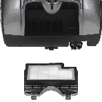 Пылесос Eurostek EVC-3011 серебристый/серый, 400/2600 Вт, уборка сухая, пылесборник контейнер 2.5 л, фото4