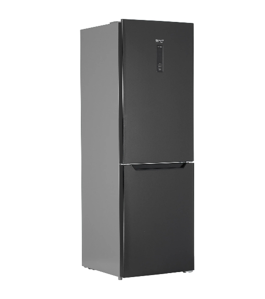 Холодильник Kraft TNC-NF403D серебристый двухкамерный 218/97л морозилка снизу, No Frost