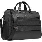 Деловая сумка мужская Piquadro Solm CA7025S141/N с отделением для ноутбука 14' черная натур.кожа, фото2