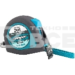 Рулетка GROSS 31102  ''ergonomisch'' 5м x 19мм магнитный обрезиненный зацеп, фото 1