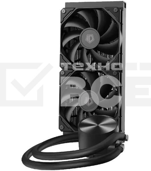 Система жидкостного охлаждения ID-Cooling FX240 PRO черный 120мм алюминий+медь 1800rpm 35.2db 4-pin 300W