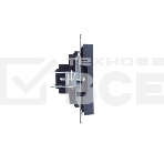 Розетка HDMI IEK BRITE РHDMI-0-БрМ маренго, фото3