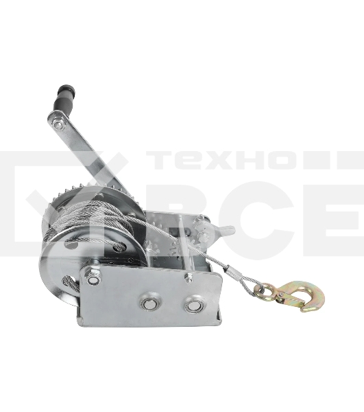 Лебедка ручная барабанная PATRIOT WH 1100B, усилие - 1100 кг, трос- 8 м