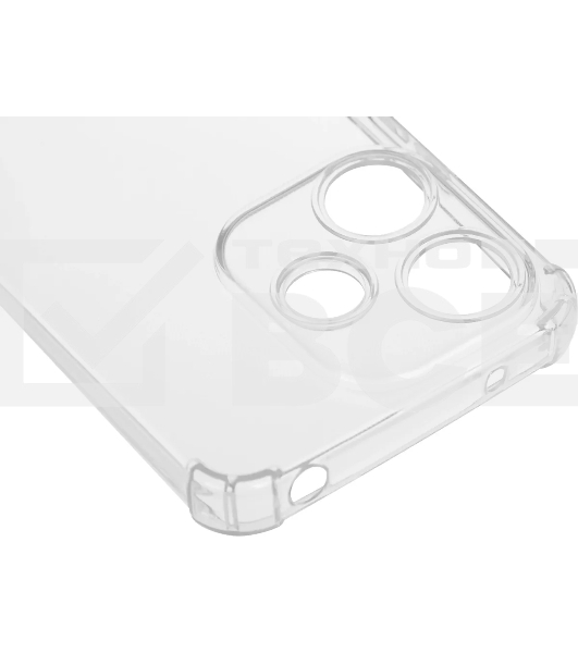 Чехол (клип-кейс) BoraSCO для Xiaomi Poco M6 4G Bumper Case прозрачный