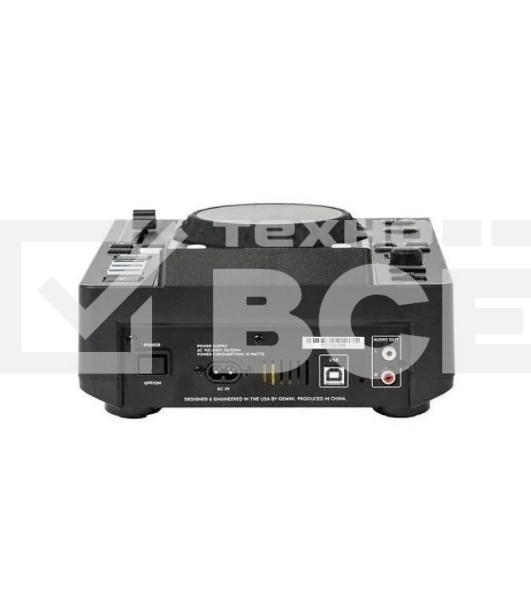 Медиа проигрыватель Gemini MDJ-500 DJ медиапроигрыватель с возможностью воспроизведения с USB-накопителей; 24 бит/192 кГц; 4,3