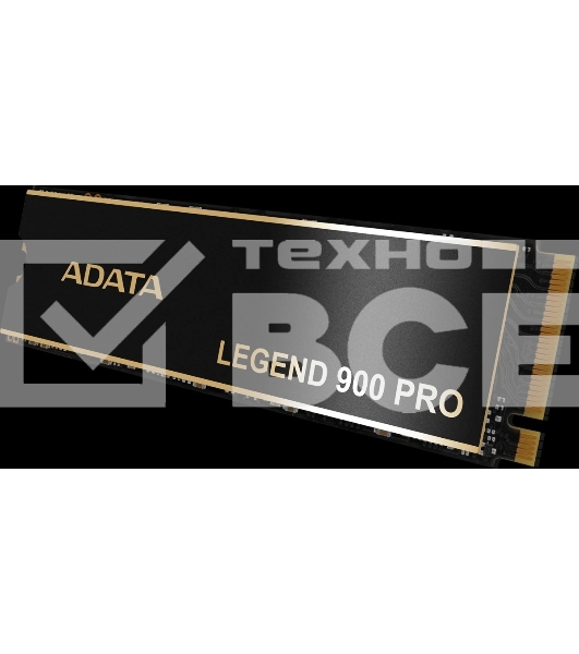 Твердотельный накопитель ADATA SSD LEGEND 900 PRO, 2000GB, M.2(22x80mm), NVMe 1.4, PCIe 4.0 x4, 3D NAND, R/W 7400/6500MB/s, IOPs н.д./н.д., TBW 1200, DWPD 0.3 (5 лет)