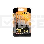 Набор сверл по металлу Denzel 1-10 мм, Р6М5К8-TiN, Golden Tip, 10 шт 723005, фото3