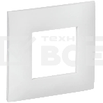 Рамка 1-ая SK-F01W IEK SKANDY Арктический белый, фото 1